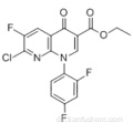 1,8-Naphthyridin-3-carbonsäure-7-chlor-1- (2,4-difluorphenyl) -6-fluor-1,4-dihydro-4-oxo- ethylester CAS 100491-29-0